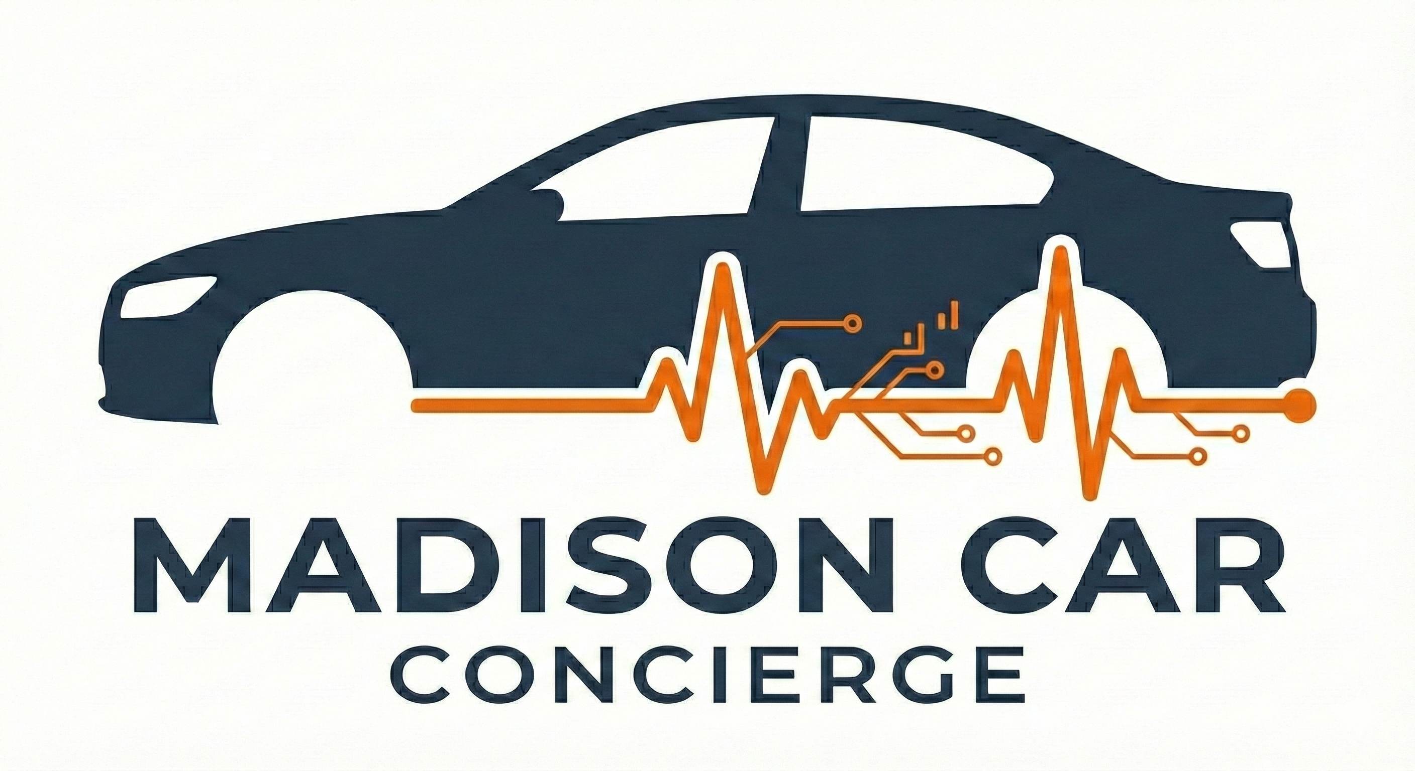 Madison Car Concierge Logo - Diagnostic Heartbeat